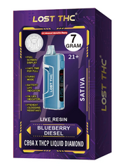 LOST THC: CB9A X THCP LIQUID DIAMOND DISPOSABLE - 7G