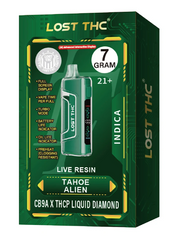 LOST THC: CB9A X THCP LIQUID DIAMOND DISPOSABLE - 7G
