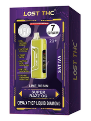 LOST THC: CB9A X THCP LIQUID DIAMOND DISPOSABLE - 7G