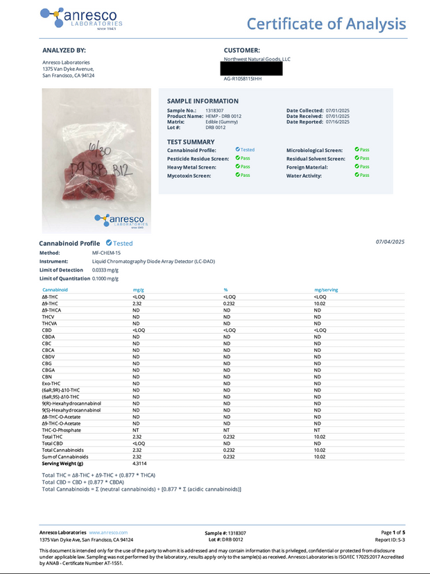 WYLD: RASPBERRY ACTIVE GUMMIES - 100MG