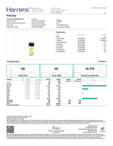 POLKA PUFF: MELTED DIAMONDS THC DISPOSABLE - 2G