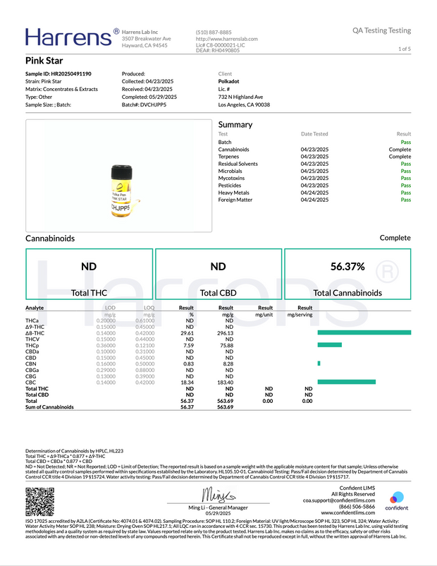 POLKA PUFF: MELTED DIAMONDS THC DISPOSABLE - 2G