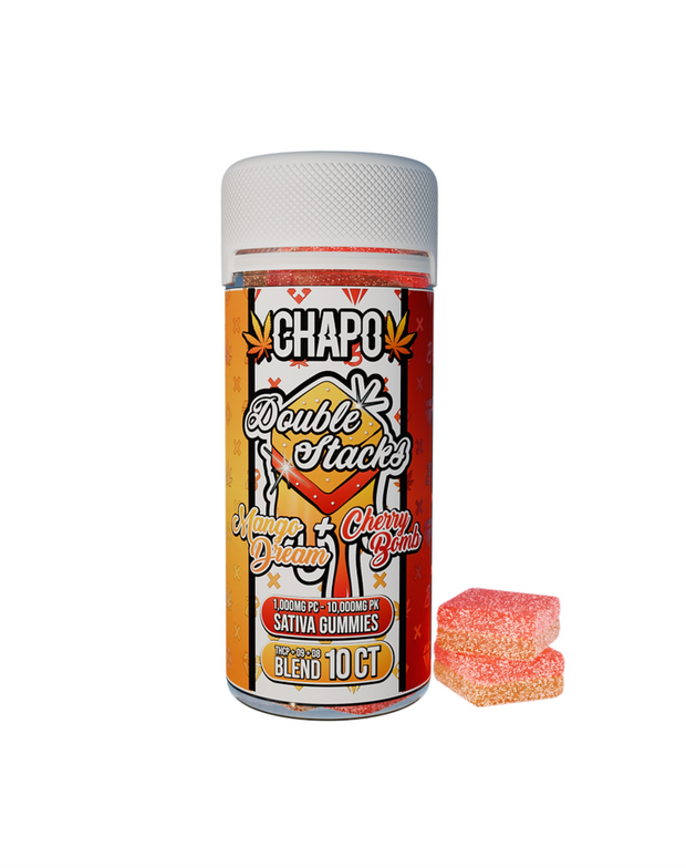 CHAPO: DOUBLE STACKS THC GUMMIES - 10CT