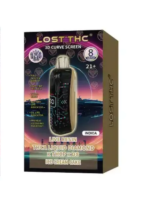lost thc thca vape Lost Thc Vape Clogged LOST THC V3 7.5g THCA Disposable main image 0