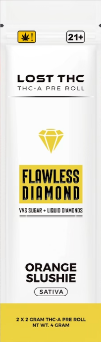 LOST THC - FLAWLESS DIAMOND THCA PREROLLS - 2 X 2G DR.SMOKE LOST THC - FLAWLESS DIAMOND THCA PREROLLS - 2 X 2G DR.SMOKE