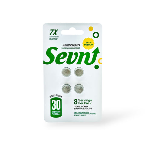 SEVN: 7-HYDROXY PURE EXTRACT TABLET BLISTER PACKS WITH PSEUDO - 4CT