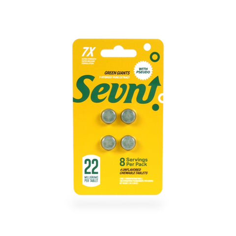 SEVN: 7-HYDROXY PURE EXTRACT TABLET BLISTER PACKS WITH PSEUDO - 4CT