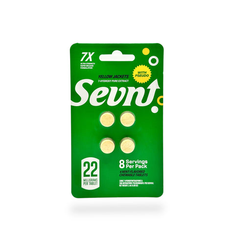 SEVN: 7-HYDROXY PURE EXTRACT TABLET BLISTER PACKS WITH PSEUDO - 4CT