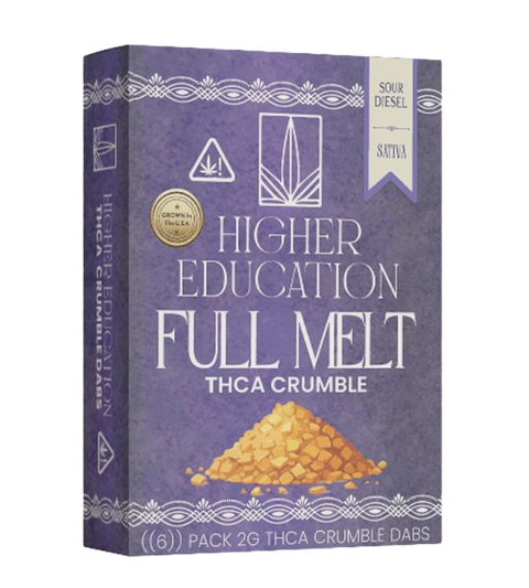 HIGHER EDUCATION: FULL MELT THCA CRUMBLE - 2G