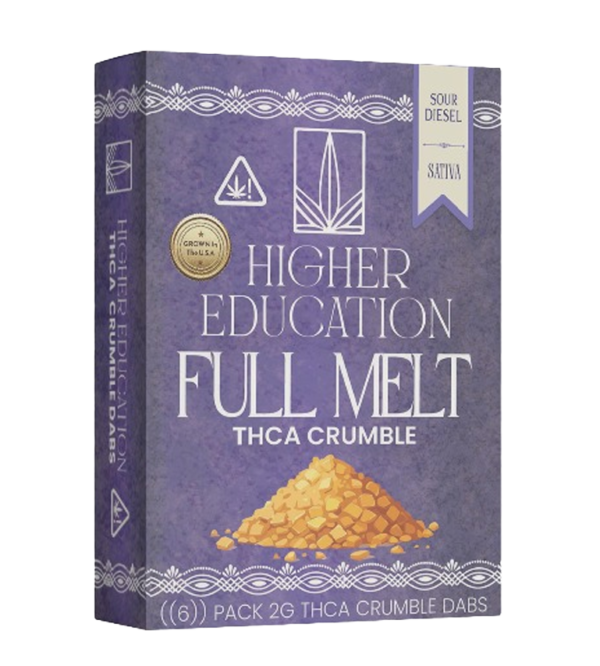 HIGHER EDUCATION: FULL MELT THCA CRUMBLE - 2G