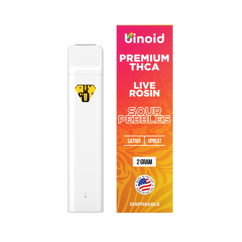 BINOID: PREMIUM THCA LIVE ROSIN DISPOSABLE - 2G