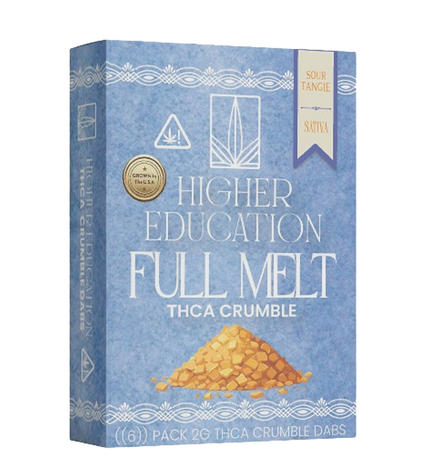 HIGHER EDUCATION: FULL MELT THCA CRUMBLE - 2G