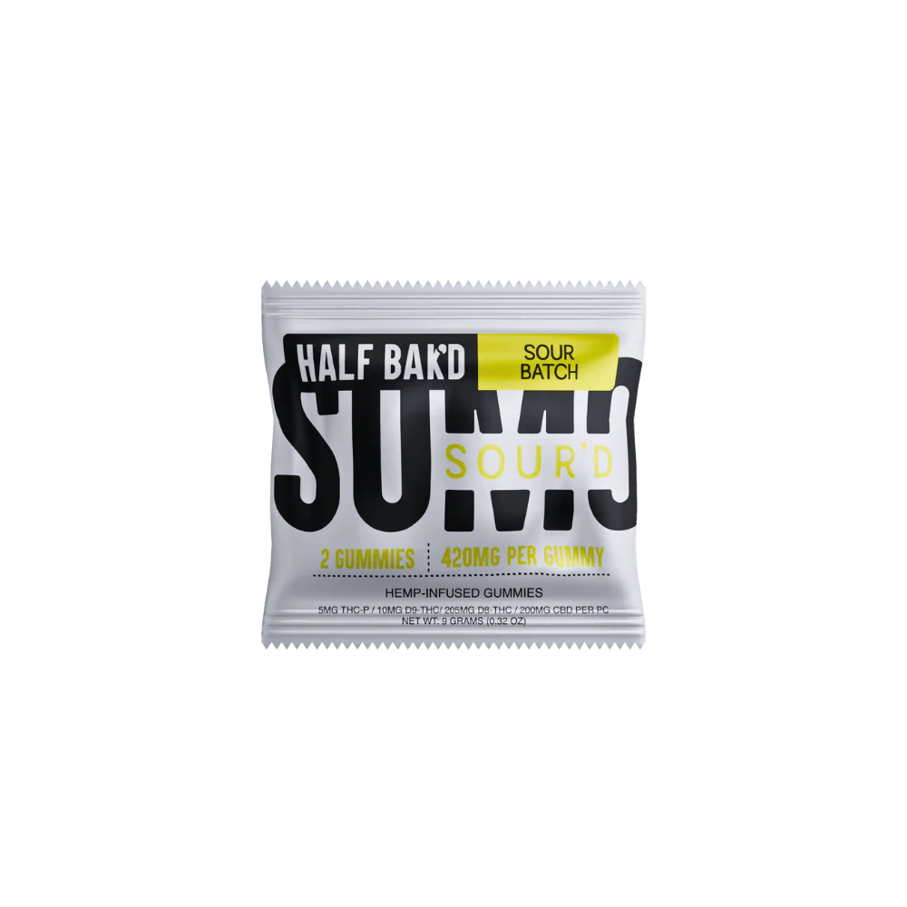 HALF BAK'D: SOUR'D GUMMIES - 840MG – DR.SMOKE