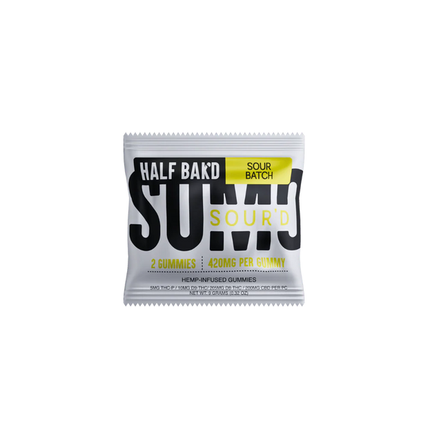 HALF BAK'D: SOUR'D GUMMIES - 840MG
