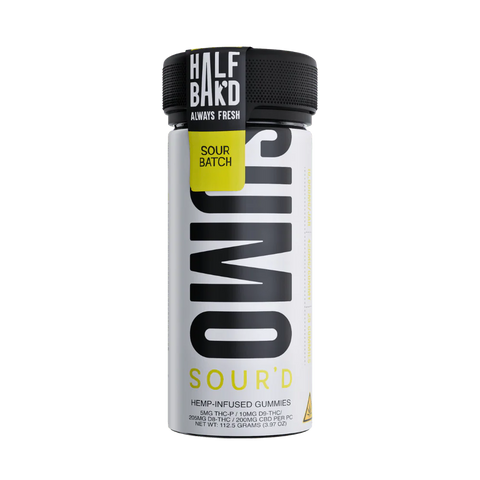 HALF BAK'D: SOUR'D GUMMIES - 10,000MG