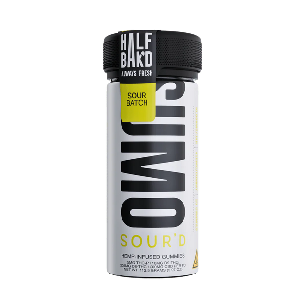 HALF BAK'D: SOUR'D GUMMIES - 10,000MG