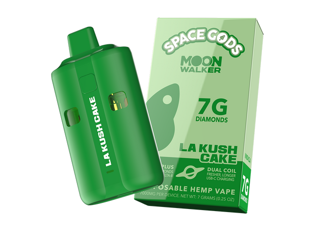 SPACE GODS: MOON WALKER LIQUID DIAMOND DISPOSABLE - 7G