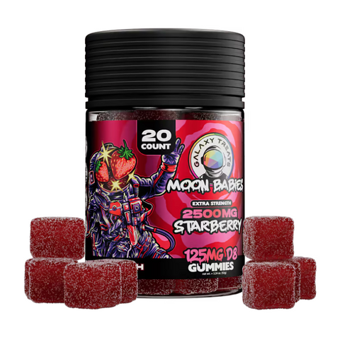 GALAXY TREATS: MOON BABIES HIGH POTENCY DELTA 8 THC GUMMIES - 2500MG