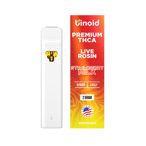 BINOID: PREMIUM THCA LIVE ROSIN DISPOSABLE - 2G