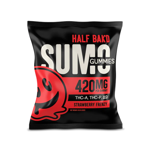 HALF BAK'D: SUMO 420MG THC GUMMY - 2 PACK