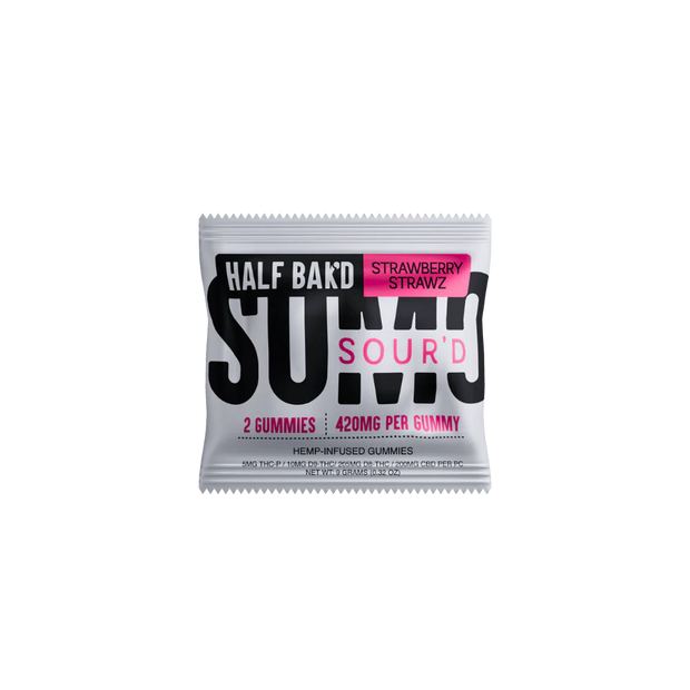 HALF BAK'D: SOUR'D GUMMIES - 840MG