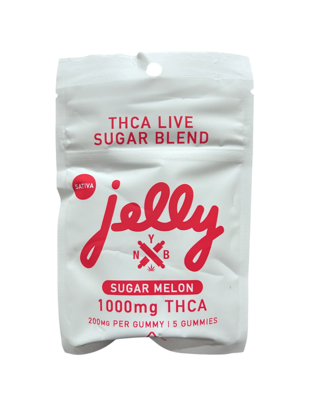 NYB: JELLY THCA LIVE SUGAR BLEND GUMMIES - 1000MG