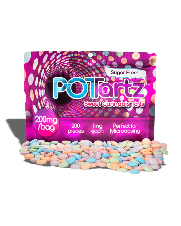 POTARTZ: SUGAR FREE SWEET CANNABIS TARTS - 200MG