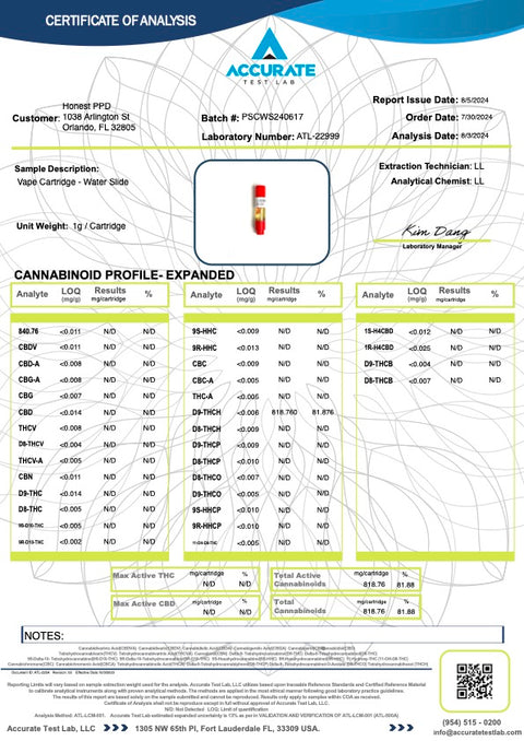 PUSHIN P'S: PURE EUPHORIA THCH VAPE CARTRIDGE - 1G