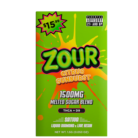 ZOUR STASH - 1500MG MELTED SUGAR BLEND DISPOSABLE - 1.5G – DR.SMOKE