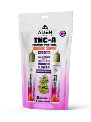 ALIEN EXOTICS: KNOCKOUT BLEND THCA PRE-ROLLS - 2CT