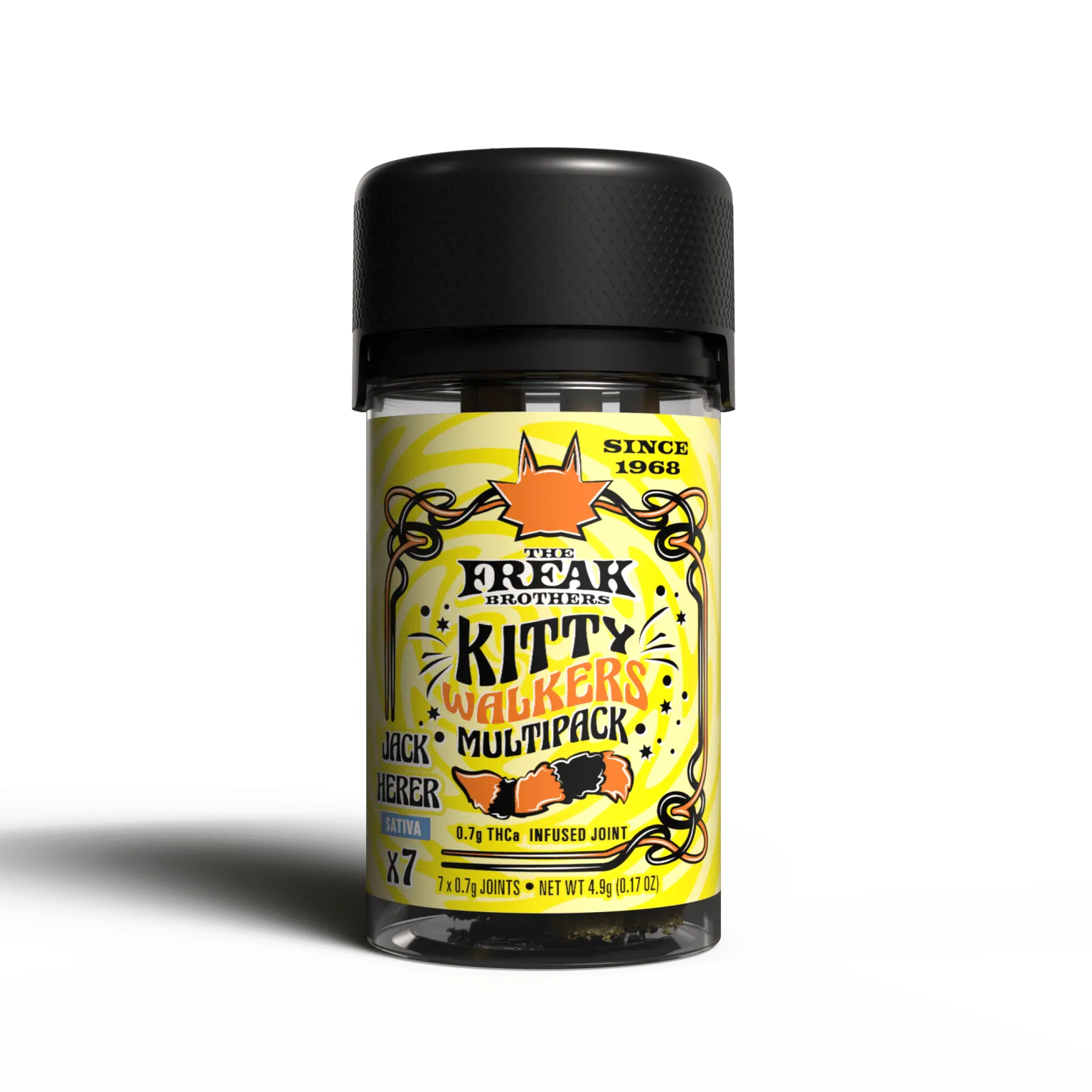 THE FREAK BROTHERS: KITTY WALKERS PREROLL MULTIPACK - 7CT – DR.SMOKE THE FREAK BROTHERS: KITTY WALKERS PREROLL MULTIPACK - 7CT – DR.SMOKE