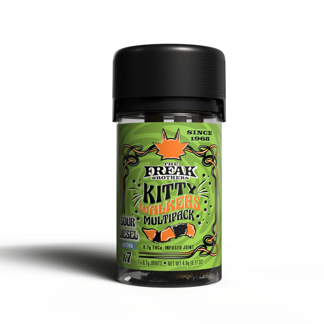 THE FREAK BROTHERS: KITTY WALKERS PREROLL MULTIPACK - 7CT – DR.SMOKE THE FREAK BROTHERS: KITTY WALKERS PREROLL MULTIPACK - 7CT – DR.SMOKE