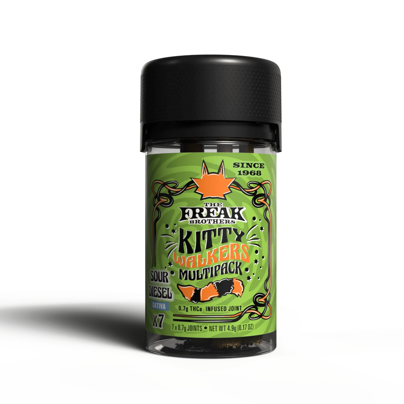 THE FREAK BROTHERS: KITTY WALKERS PREROLL MULTIPACK - 7CT – DR.SMOKE