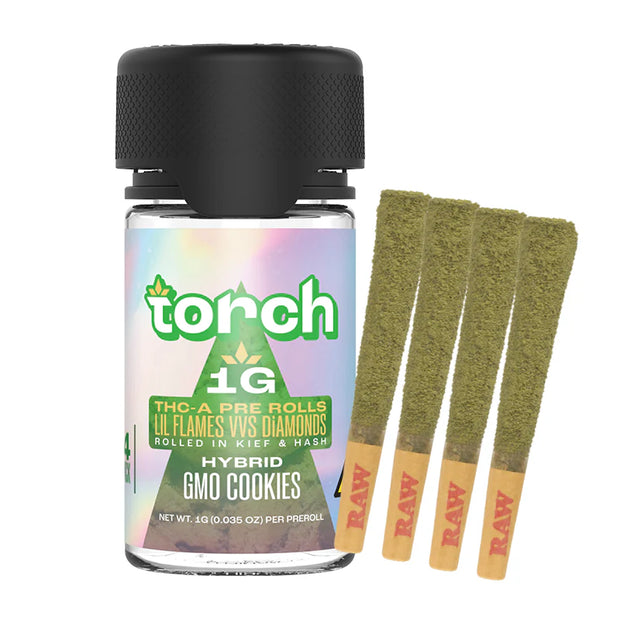 TORCH: LIL FLAMES VVS DIAMOND PREROLLS - 4CT