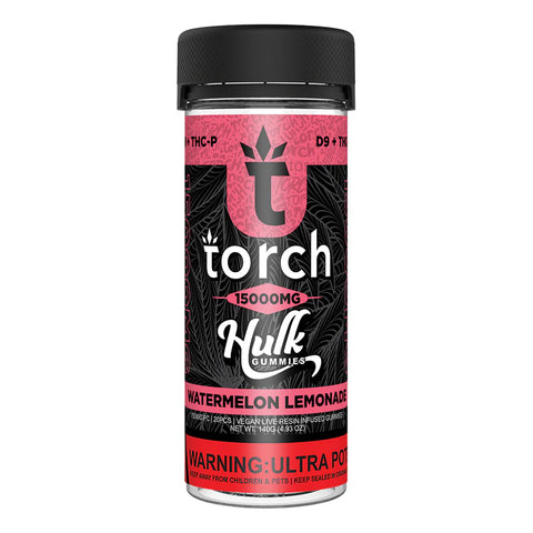 TORCH: LIVE RESIN DELTA-9 THC + THCP HULK GUMMIES - 15,000MG