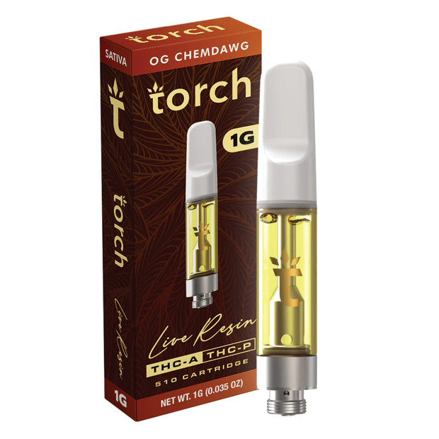 TORCH: LIVE RESIN THC-A + THC-P CARTRIDGE - 1G