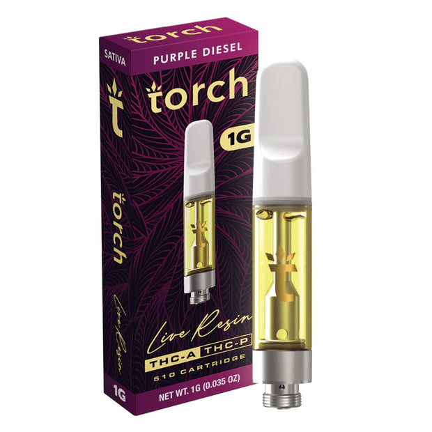 TORCH: LIVE RESIN THC-A + THC-P CARTRIDGE - 1G