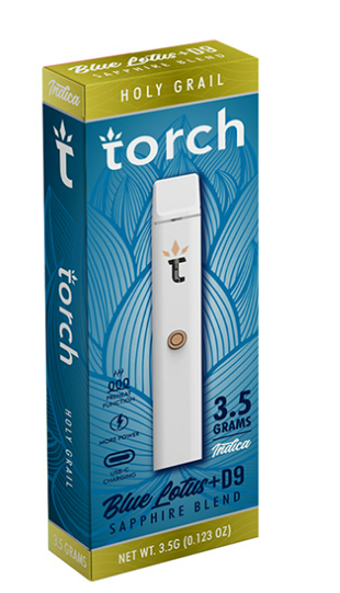 TORCH: SAPPHIRE D9 THC + BLUE LOTUS BLEND DISPOSABLE - 3.5G