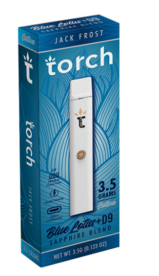 TORCH: SAPPHIRE D9 THC + BLUE LOTUS BLEND DISPOSABLE - 3.5G