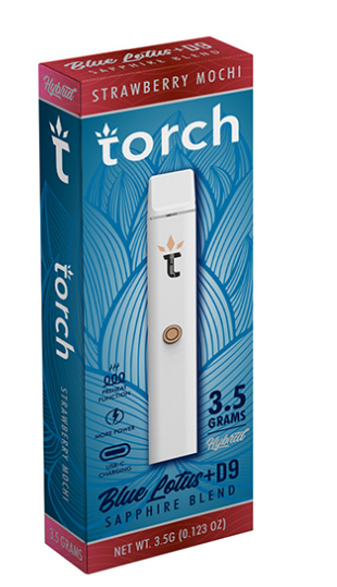 TORCH: SAPPHIRE D9 THC + BLUE LOTUS BLEND DISPOSABLE - 3.5G