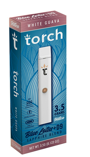 TORCH: SAPPHIRE D9 THC + BLUE LOTUS BLEND DISPOSABLE - 3.5G