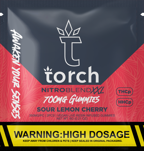 TORCH: NITRO XXL GUMMIES 2 PACK - 700MG
