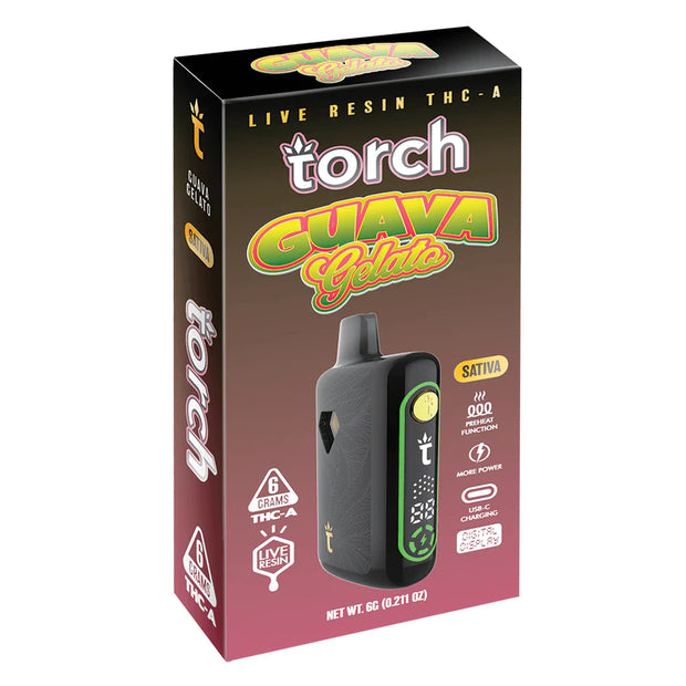 TORCH: PULSE LIVE RESIN THC-A DISPOSABLE - 6G