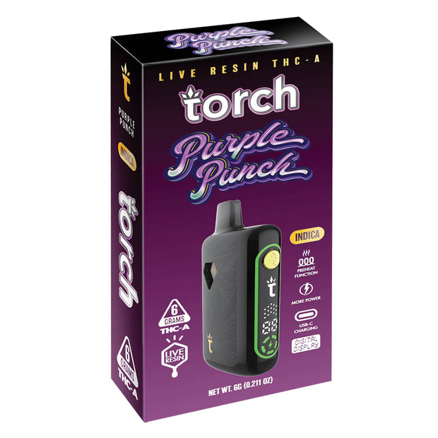 TORCH: PULSE LIVE RESIN THC-A DISPOSABLE - 6G