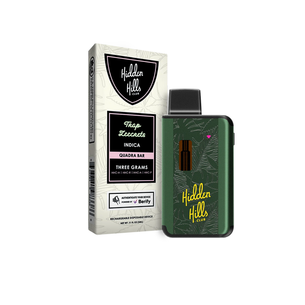 HIDDEN HILLS: THE QUADRA BAR DISPOSABLE - 3G