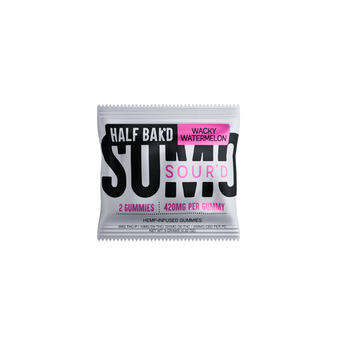 HALF BAK'D: SOUR'D GUMMIES - 840MG