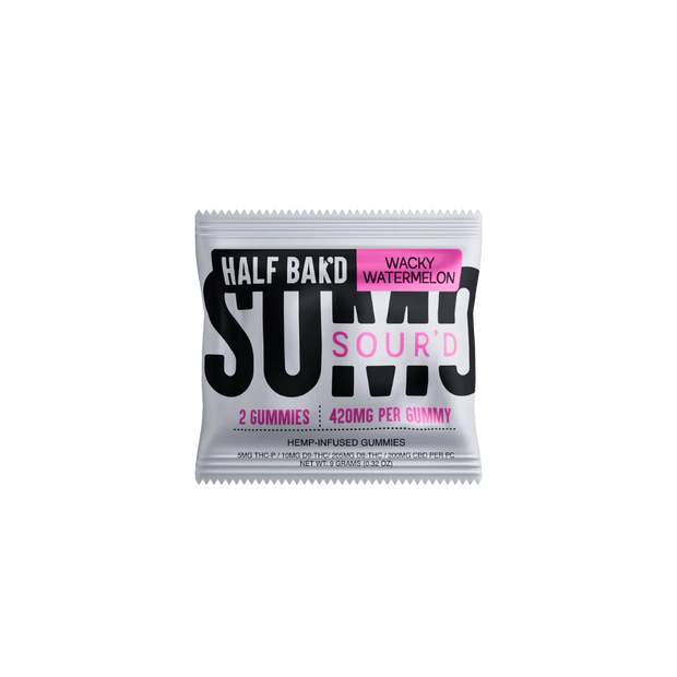 HALF BAK'D: SOUR'D GUMMIES - 840MG
