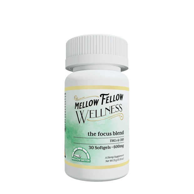 MELLOW FELLOW: FOCUS BLEND WELLNESS SOFTGELS - 600MG