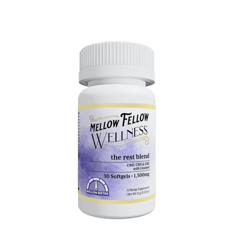 MELLOW FELLOW: REST BLEND WELLNESS SOFTGELS - 1500MG