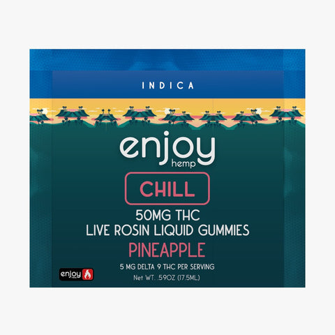 ENJOY: LIVE ROSIN LIQUID GUMMIES - 50MG